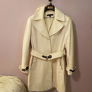 Via Spiga winter white wool coat